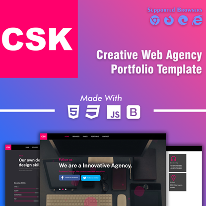 CSK - Creative Agency Responsive Portfolio Template