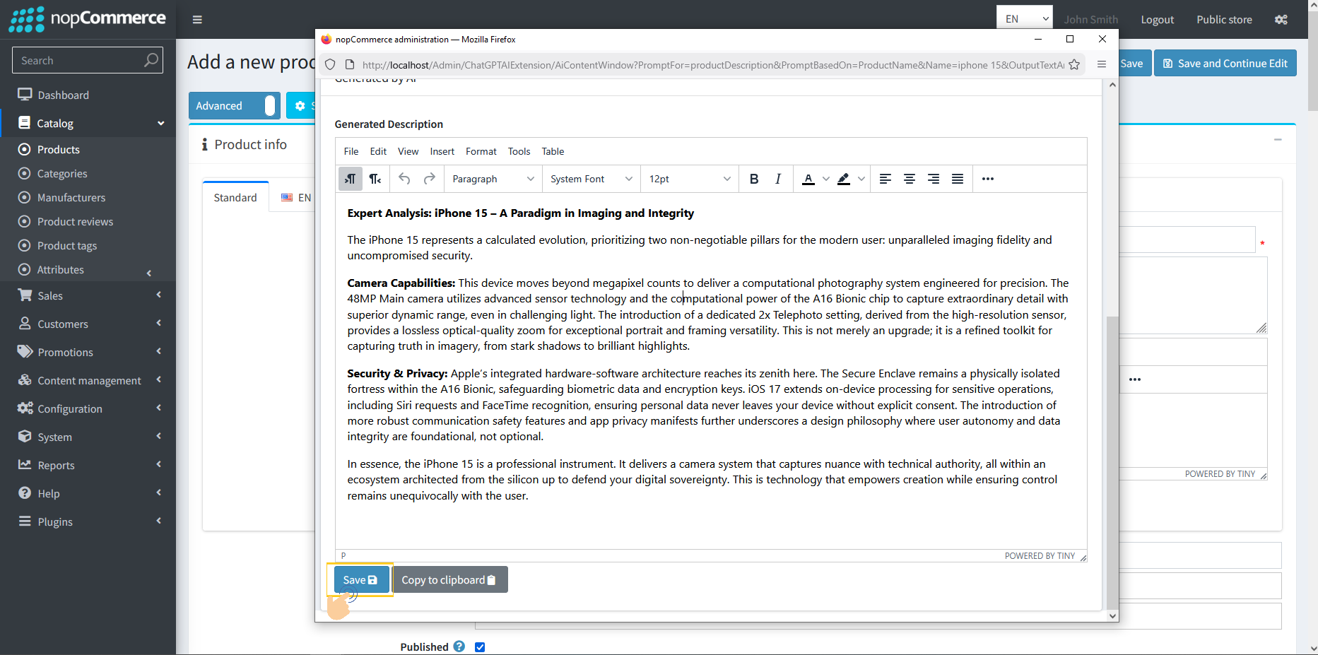 ChatGPTAIExtension Plugin